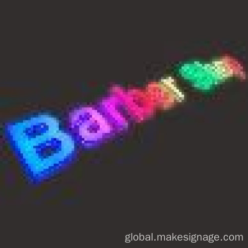 RGB LED Channel Signs RGB Changeable LED Channel Letters Supplier